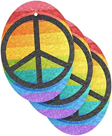 Alaza Mirovni simbol na Rainbow Grunge Natural Spunges Kuhinja Celuloza spužva za jela za pranje čišćenja kupaonice i kućanstva,