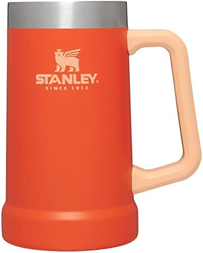 Stanley Adventure Big Grip Beer Stein 24oz Tigerlily