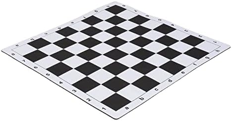 Kuća Staunton 20 meki turnir turnira mousepad u stilu šahovske ploče - crna