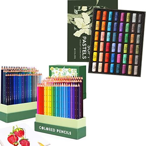 Olovke u boji arrtx 126 boja i meki pasteli za umjetnike Koloristi Koloristi za odrasle boje za bojanje, pozadine umjetnosti