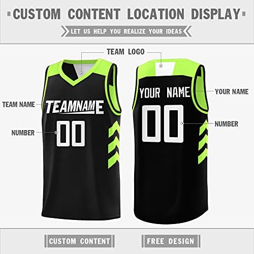 Prilagođena košarkaška pletena reverzibilna uniforma s dodatkom Imena bilo koje momčadi i broja personaliziranog sportskog