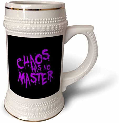3Drose Chaos nema majstor neurednog ljubičastog grafita - 22oz Stein šalica