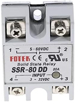 HIFASI DC-DC jednofazni relej čvrstog stanja SSR-80DD DC DC SSR modul 80A DD Ulazni napon 3-32V DC do 5-60V DC izlaznog opterećenja