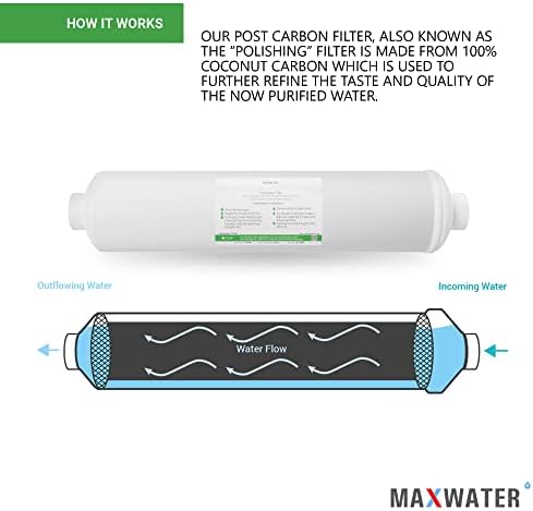 Maksimalna voda 6 stupnjeva reverzna osmoza ro di vodeni filter Zamjenski komplet w/ 5 mikrona + 1 mikron sediment polipropilena,