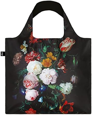 Muzej Loqi Jan Davidsz de Heem je mirni život s cvijećem u torbi za kupovinu staklene vaze, višeboja