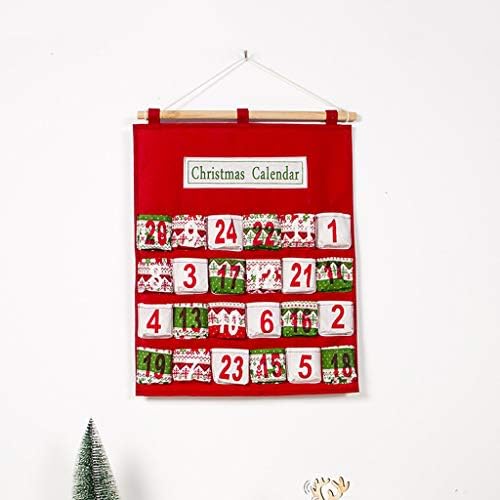 Božićni adventski kalendar tradicionalna zidna dekoracija od 93 inča