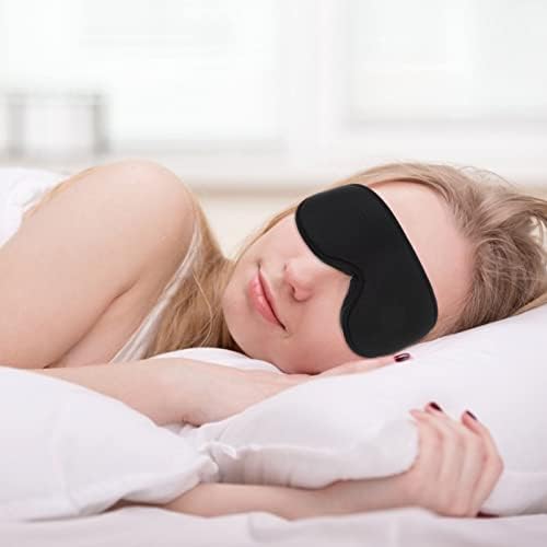 Doitool svilena maska ​​za spavanje svilena maska ​​za spavanje poklopac 3d konturirane šalice maske za spavanje blokirajte