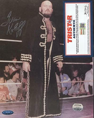Ivan Koloff Wrestling Legenda potpisan 8x10 Photo Tri Star Montiran Hologram - Autografirani hrvački