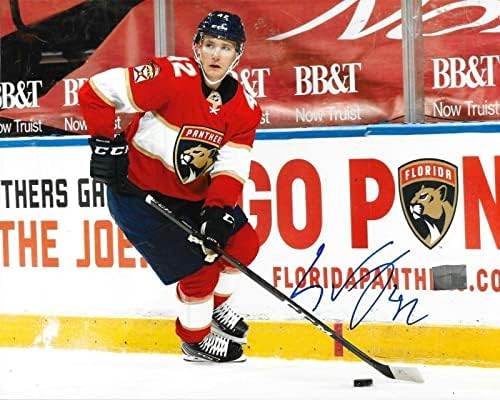 Gustav Forsling potpisao Florida Panthers 8x10 Fotografija Autografirana - Autografirane NHL fotografije