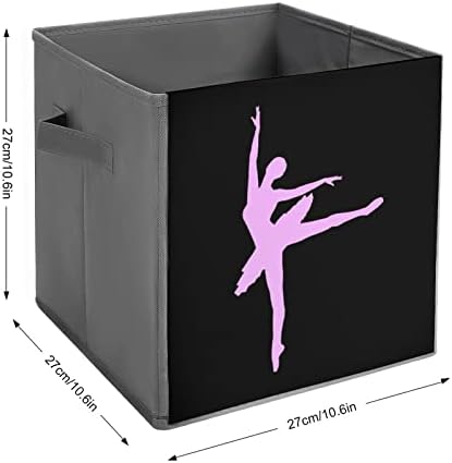 Crtani ples baleta za skladištenje kockice kockice kocke Organizator trendovske kutije za skladištenje umetnuti kocke ladice