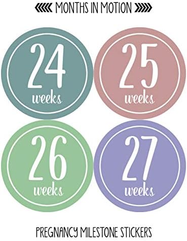 Mjeseci u pokretu trudnoća tjedne naljepnice za rast trbuha trudna u iščekivanju majčinstva uspomena-dječja kvrga-veliki