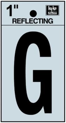Reflektivni znak slova [Skup od 10] Pismo: G