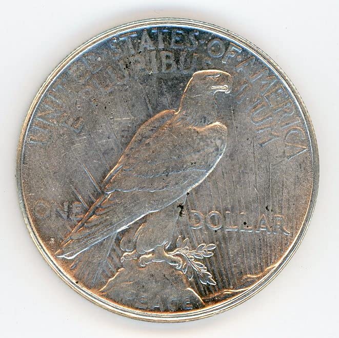 1923. D mir Dollar AU-58