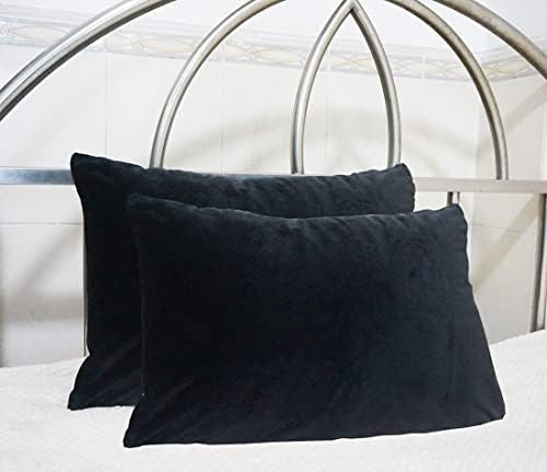 UWKcy Velvet Standardni jastuci za jastuke sa skrivenim patentnim zatvaračem, mekim i ugodnim, patentnim zatvaračima plišane