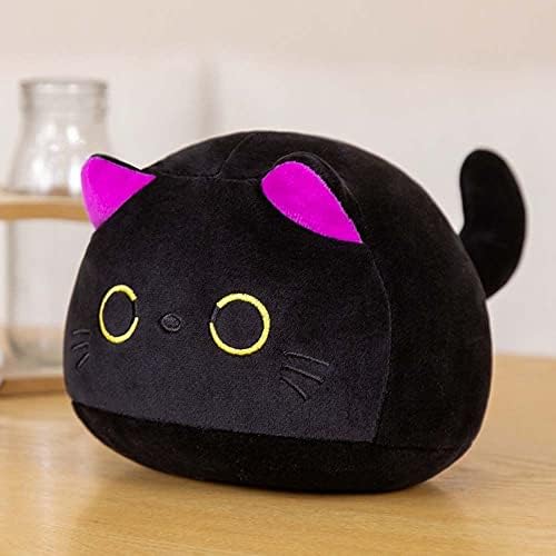 Plišana igračka crna mačka, kreativni mačji oblik punjenih igračaka plišani jastuk za igračke za djevojku Valentines poklon