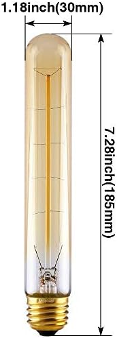 Baza E26/E27, T10/T30 Cjevasti berba žarulje Edison 25 W T185 110 s podesivim ona T30 Stilskog žarulja sa žarnom niti T30