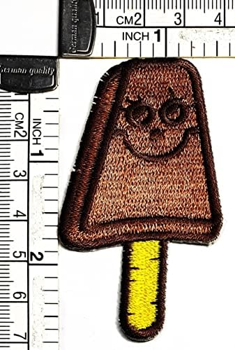 Salvete Plus 3pcs. flasteri za sladoled naljepnica umjetnost smiješni osmijeh sladoled čokolada crtani flaster znak simbol