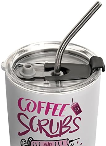 Piling za kavu od 64 g i 20 oz i gumene rukavice za medicinske sestre prehrambene činjenice inspiracija motivacija čaša-čaša