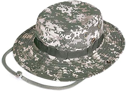 Široki obodni Boonie Bucket Hat, muški i ženski kamuflažni Šeširi za safari vojnu plažu…