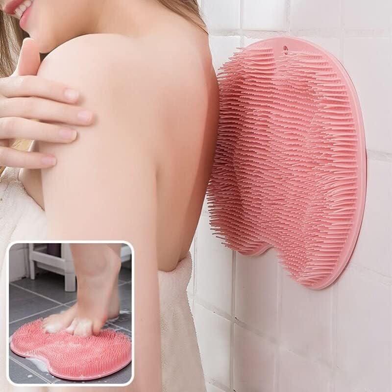 Piling masaža za tuširanje strugač kupaonice ne klipina prostirka za kupanje leđa četkica silikonski piling nogu alati za