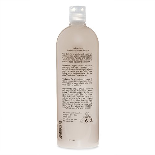 Šampon s keratinom i kolagenom od BBC-a, 33,8 fl oz.