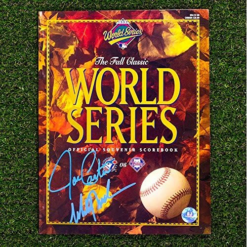 Joe Carter i Mitch potpisali su službeni program Svjetske serije 1993.
