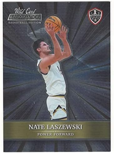 Nate Laszewski RC 2022 Aluminacija divlje karte ABC-64 Notre Dame Rookie NM+ -MT+ NBA košarka
