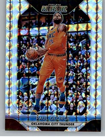 2018-19 Prizm Mosaic Basketball 85 Paul George Oklahoma City Thunder Službeni NBA trgovačka karta iz Panini Amerike