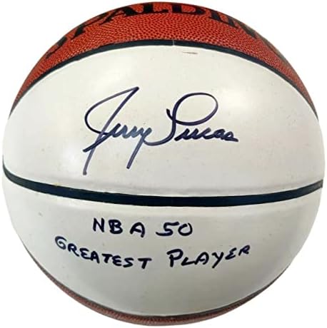Jerry Lucas potpisao je Spalding košarku s autogramima Knicks PSA/DNA AK31252 - Košarka s autogramima