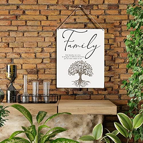 Obiteljski zidni dekor Obiteljski znakovi za dekor doma zid poput grana na drvetu dnevnu sobu zidna umjetnost obiteljski