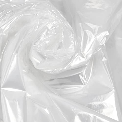 100 pakiranja 40,24 inča prozirna odjeća pokrivač za prašinu Torbe za odjeću viseće odijelo za odjeću od 160 kalibra prozirna